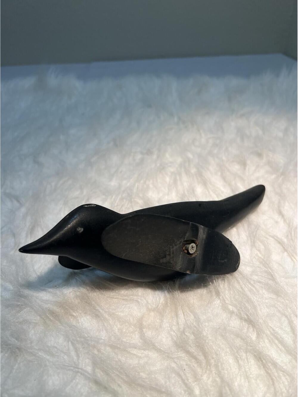Wooden Black Bird Whirligig Windmill
